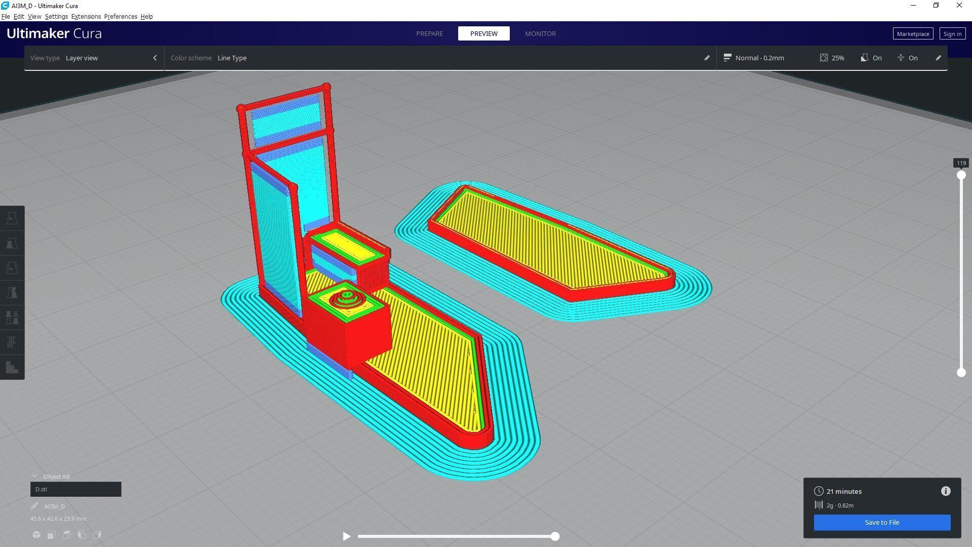 QF4-7inch Mark VIII - Commercial license - 1-72 scale 3D print model_10