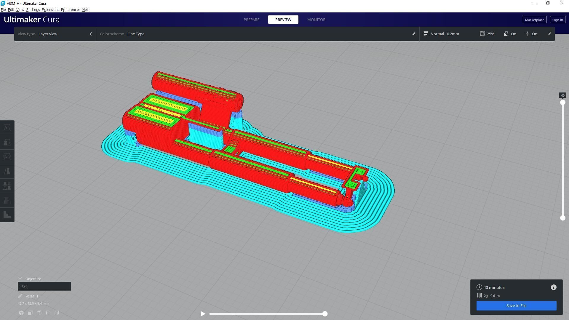 QF4-7inch Mark VIII - Commercial license - 1-72 scale 3D print model_5