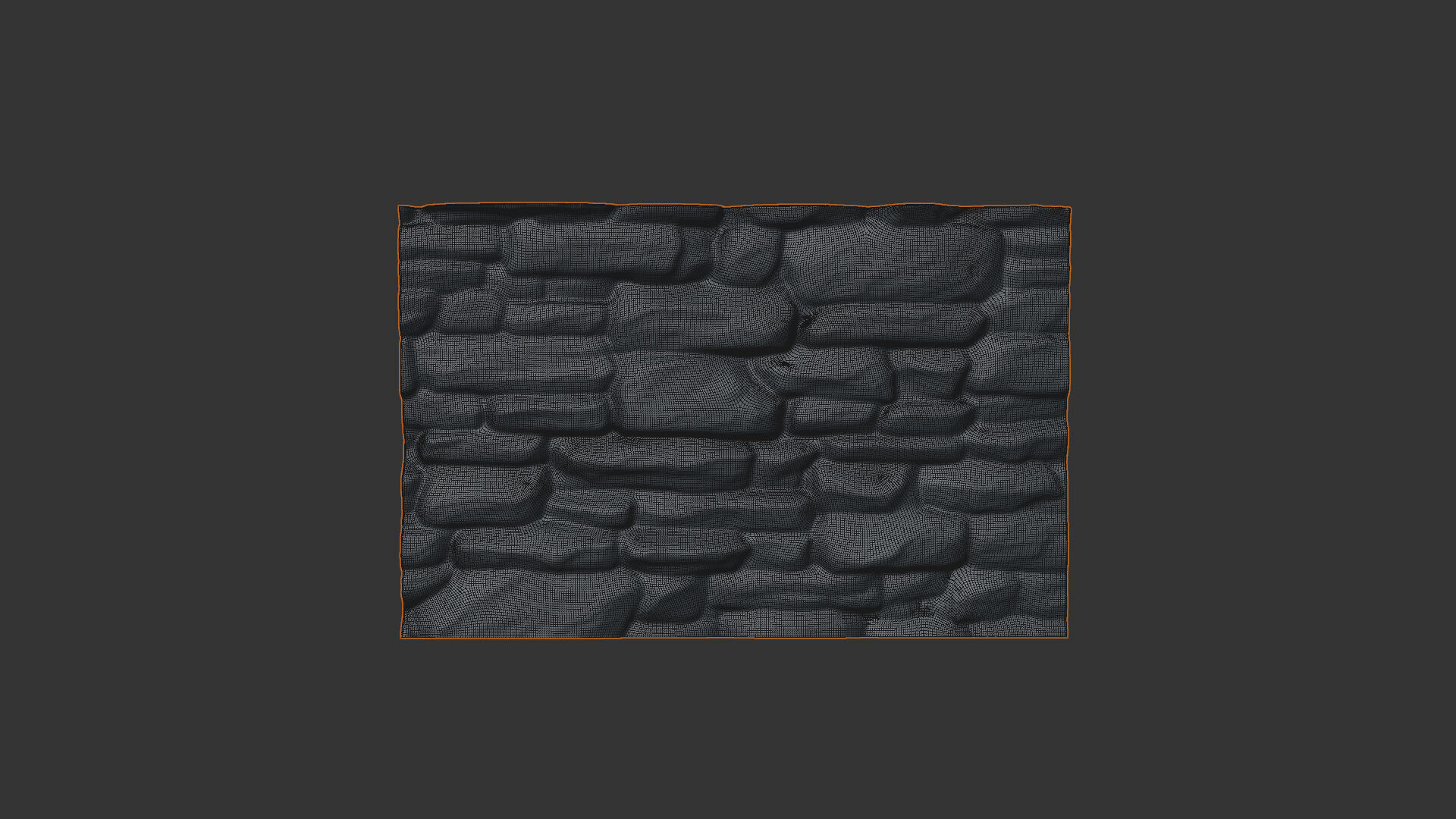 Stone wall 21 3D model_6