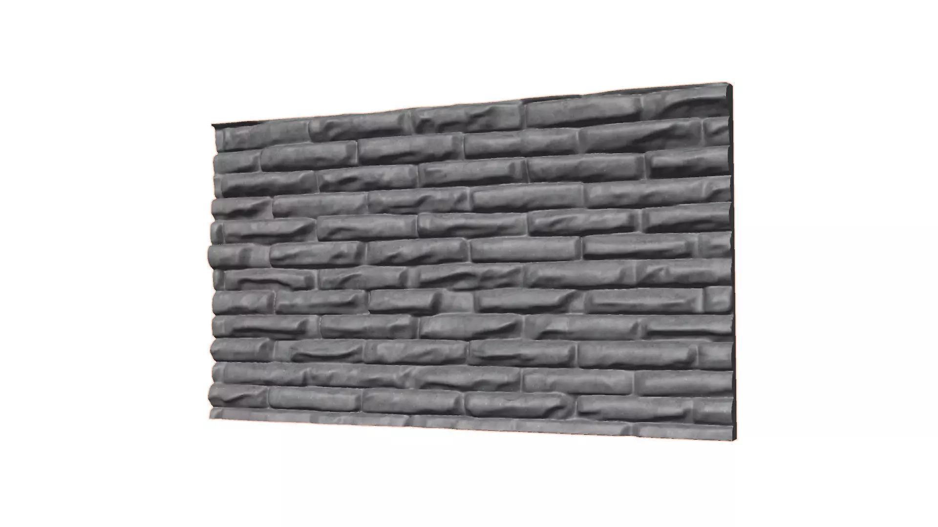 Stone wall 16 3D model_0