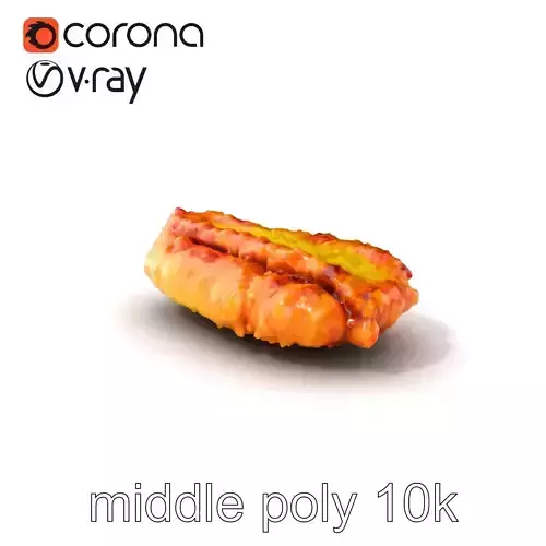 Golden Schnitzel Crisp Texture Model Pack