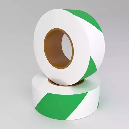 Green Barricade Tape 3D model
