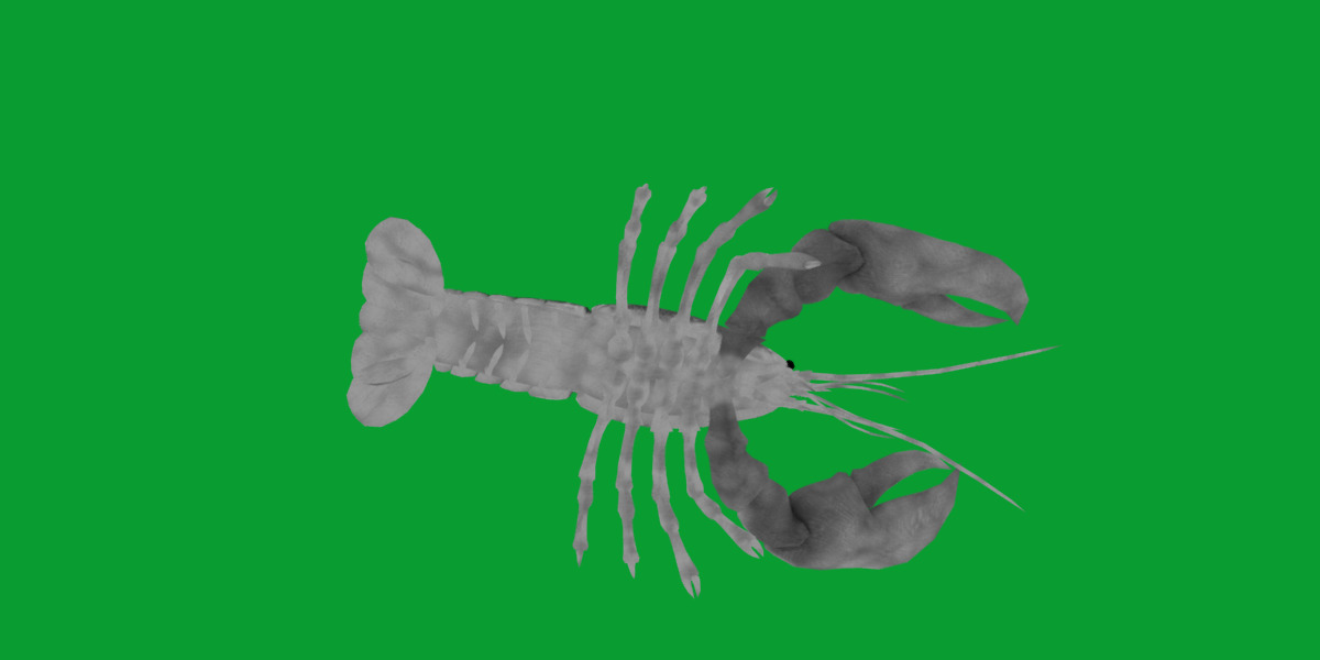 American Lobster Low-poly 3D model_10