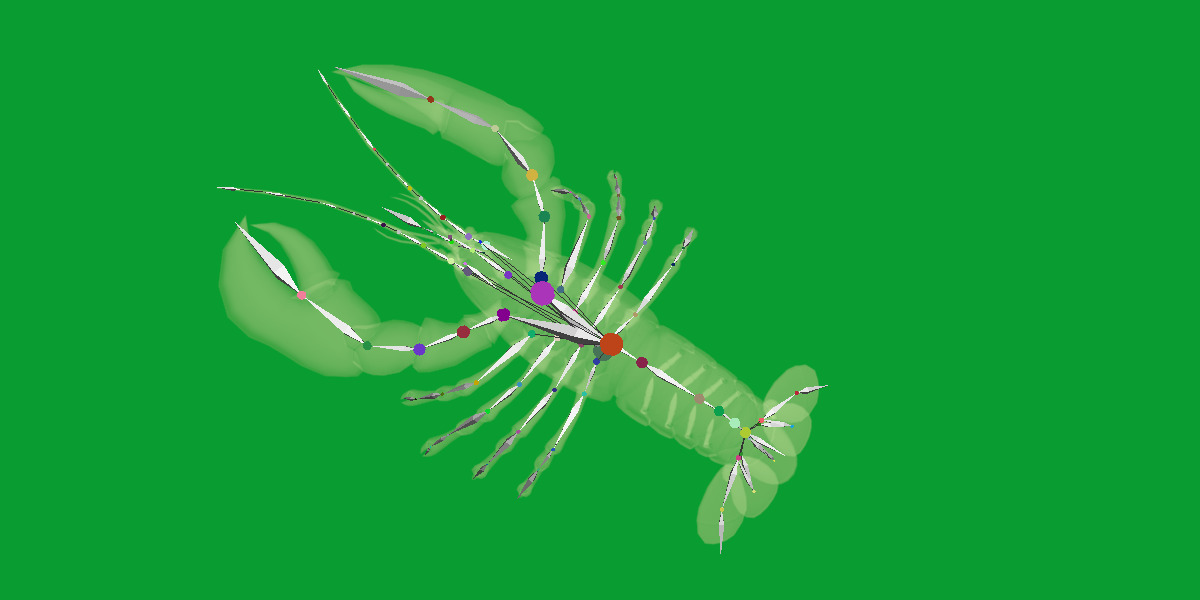 American Lobster Low-poly 3D model_30