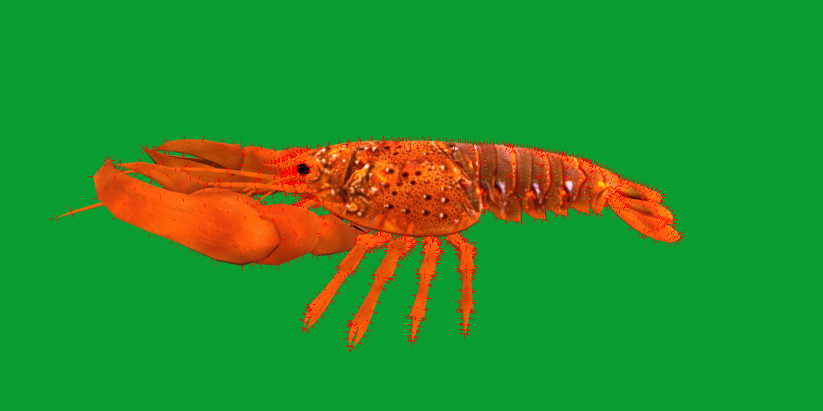 American Lobster Low-poly 3D model_20