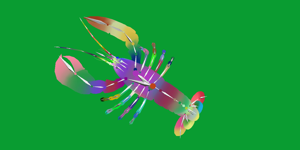 American Lobster Low-poly 3D model_31
