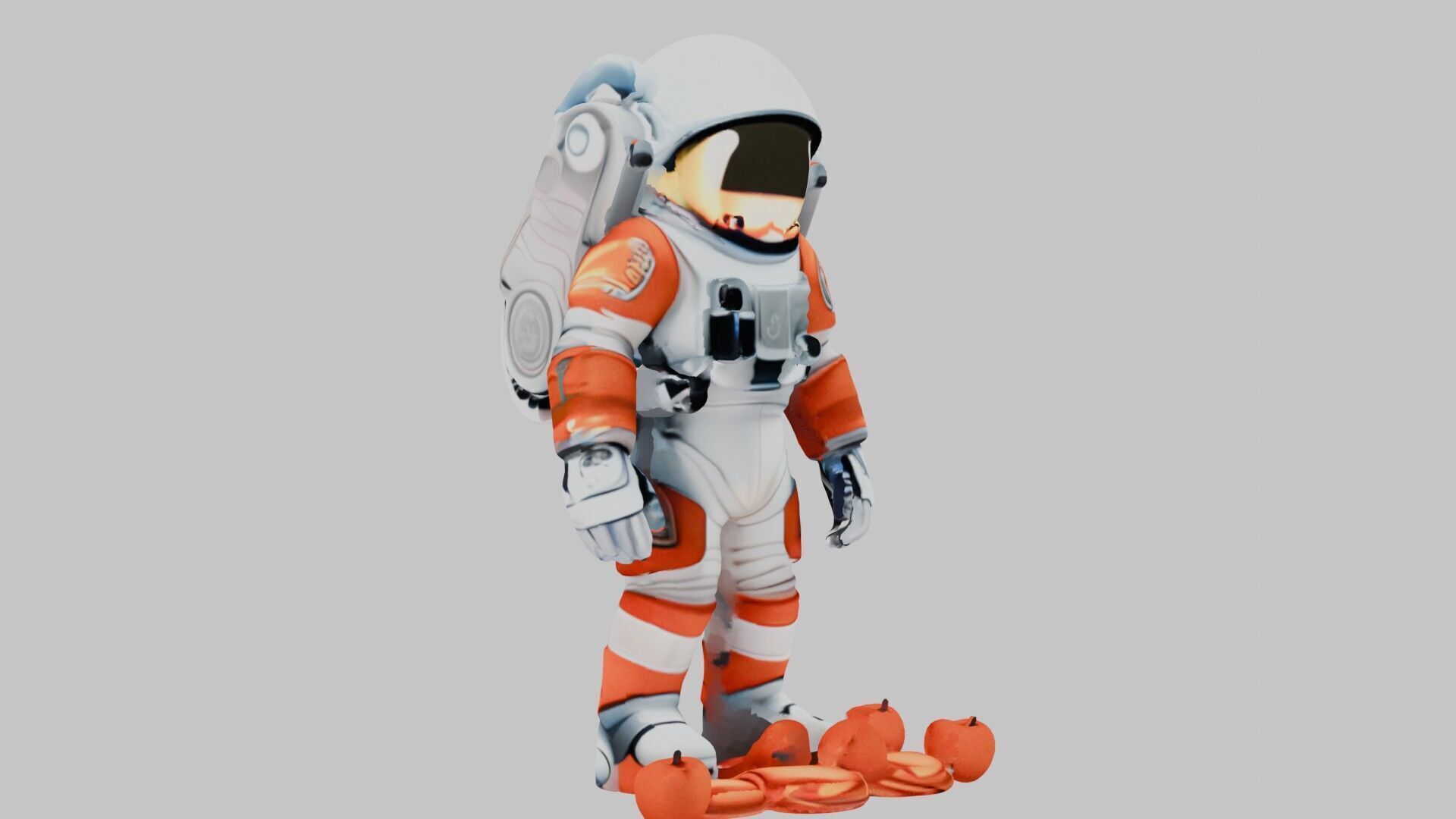 Detailed 3D Astronaut Model - Explore the Cosmos Low-poly 3D model_1