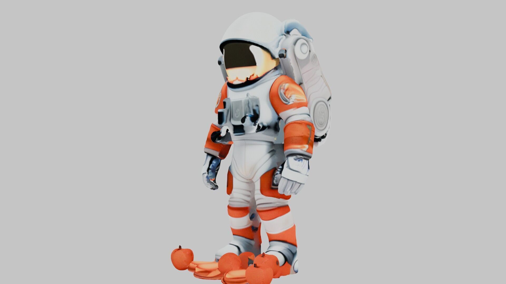 Detailed 3D Astronaut Model - Explore the Cosmos Low-poly 3D model_8