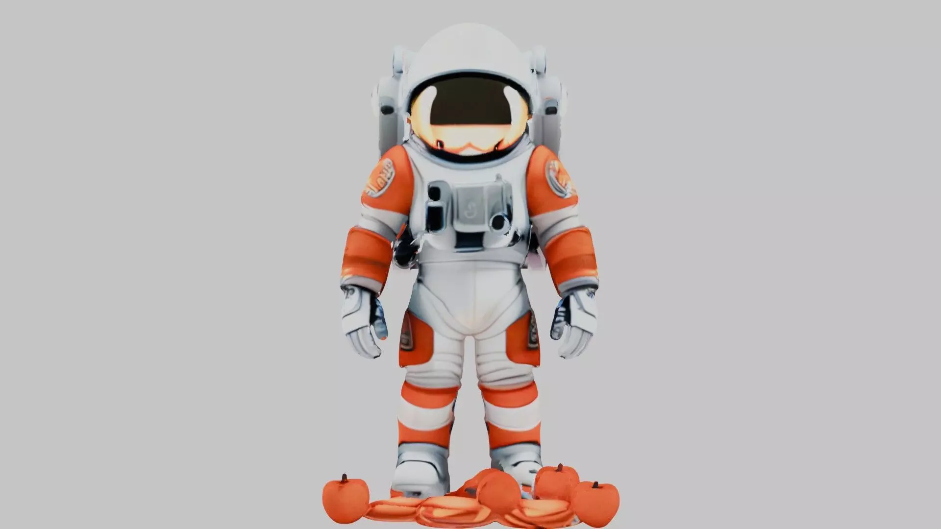 Detailed 3D Astronaut Model - Explore the Cosmos Low-poly 3D model_0
