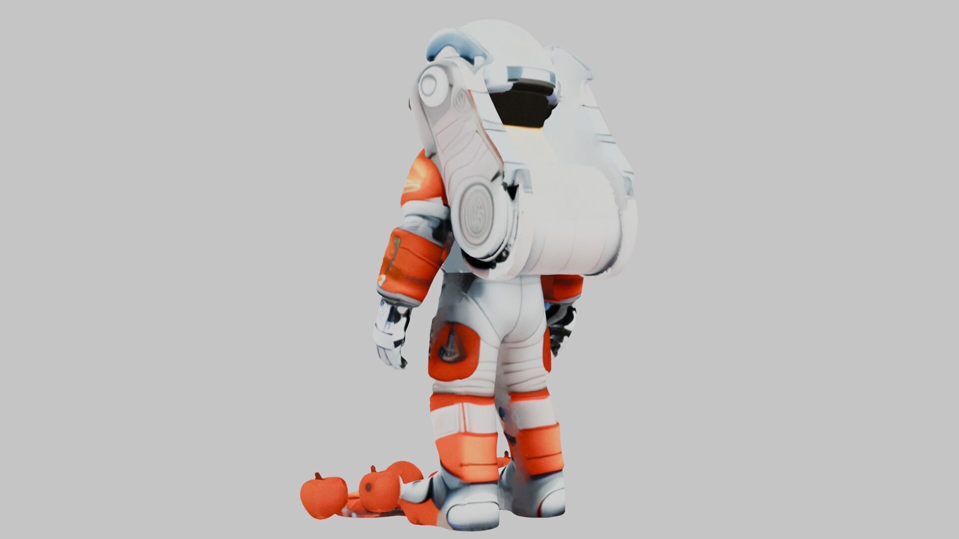 Detailed 3D Astronaut Model - Explore the Cosmos Low-poly 3D model_6
