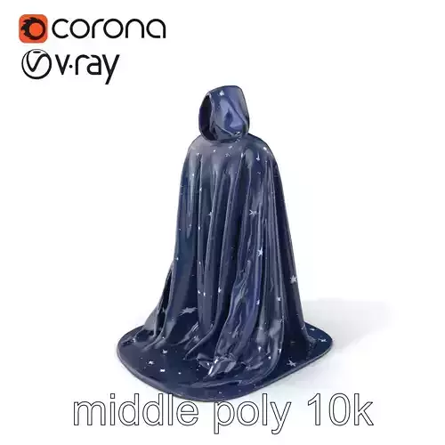 Wizards Constellation Cape Magical model pack