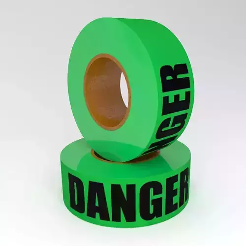 DANGER Tape Green
