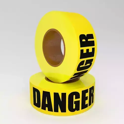 DANGER Tape Yellow