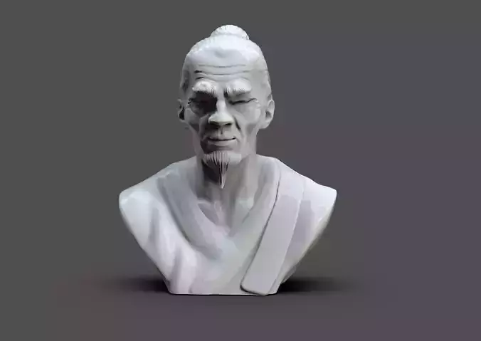 Kung fu master bust