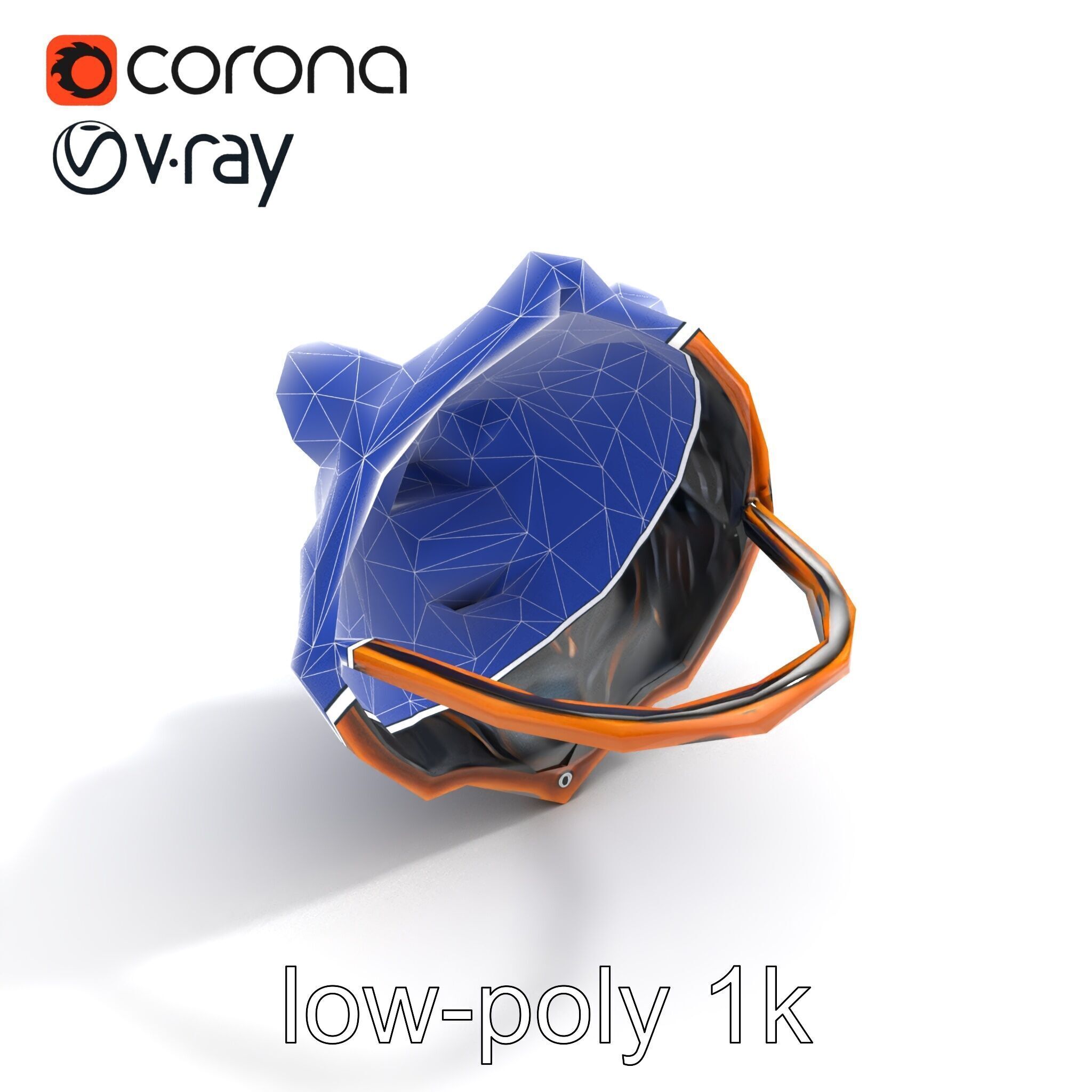 Bear Head Door Knocker Bronze Finish model pack Low-poly 3D model_12