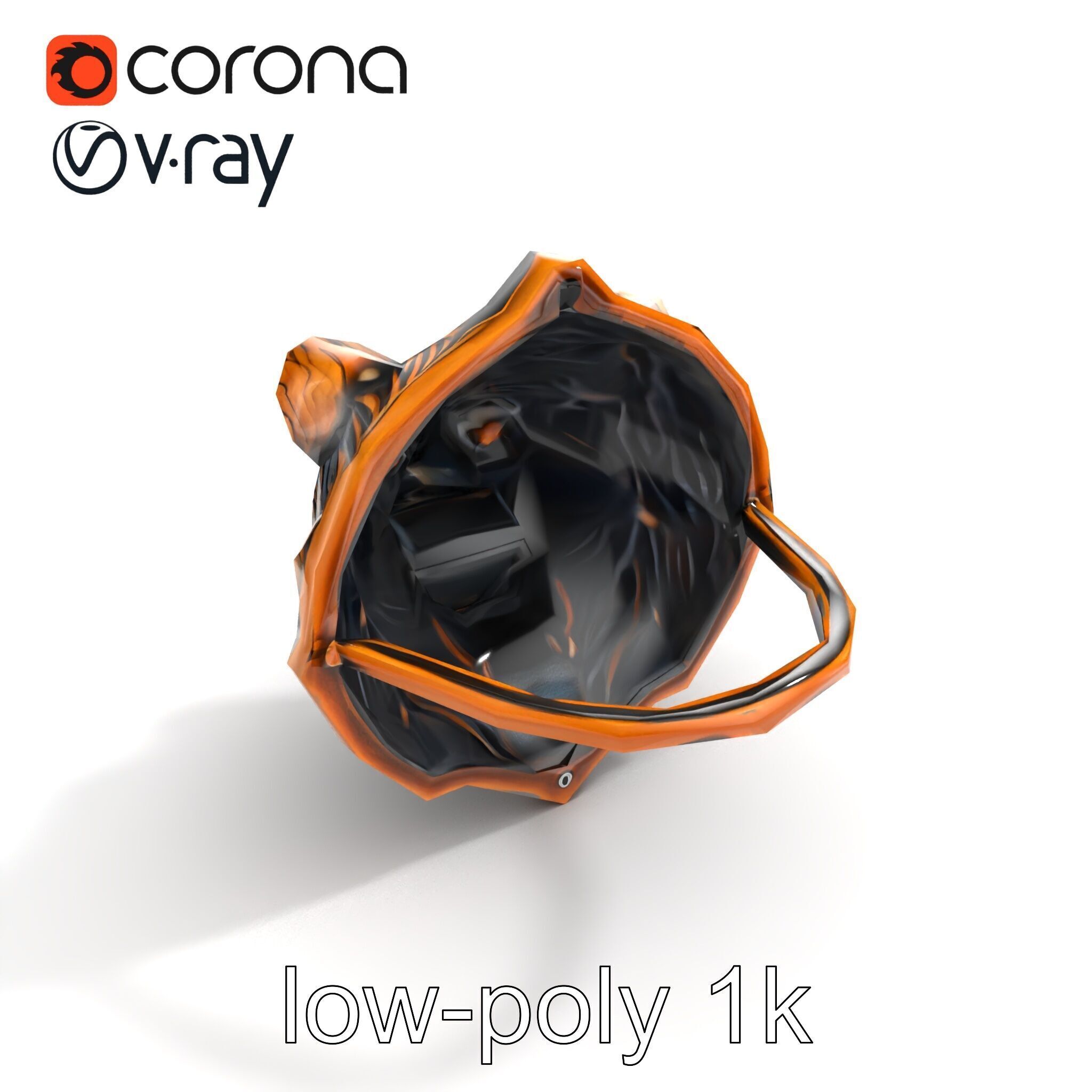 Bear Head Door Knocker Bronze Finish model pack Low-poly 3D model_9