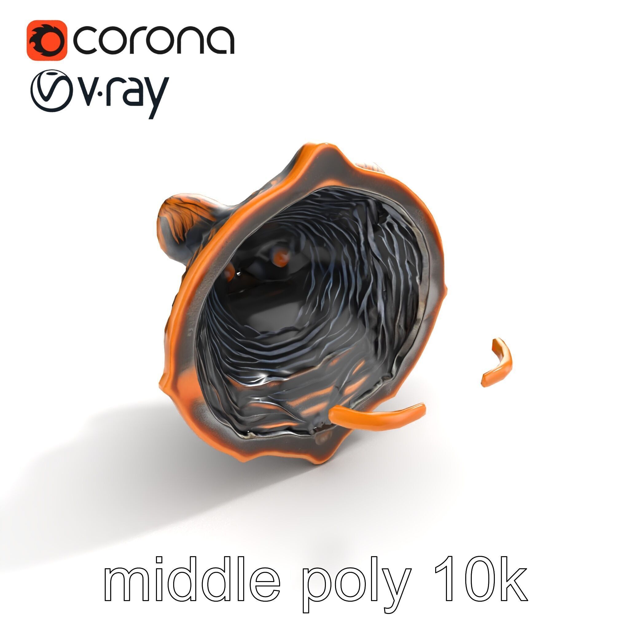 Bear Head Door Knocker Bronze Finish model pack Low-poly 3D model_8