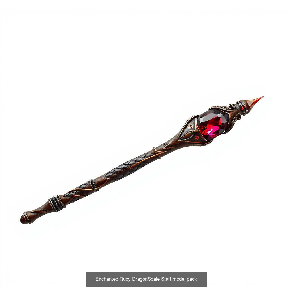 Enchanted Staves 3D Collection _27