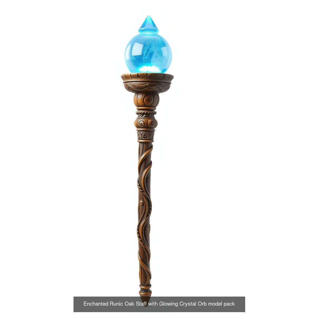 Enchanted Staves 3D Collection _16