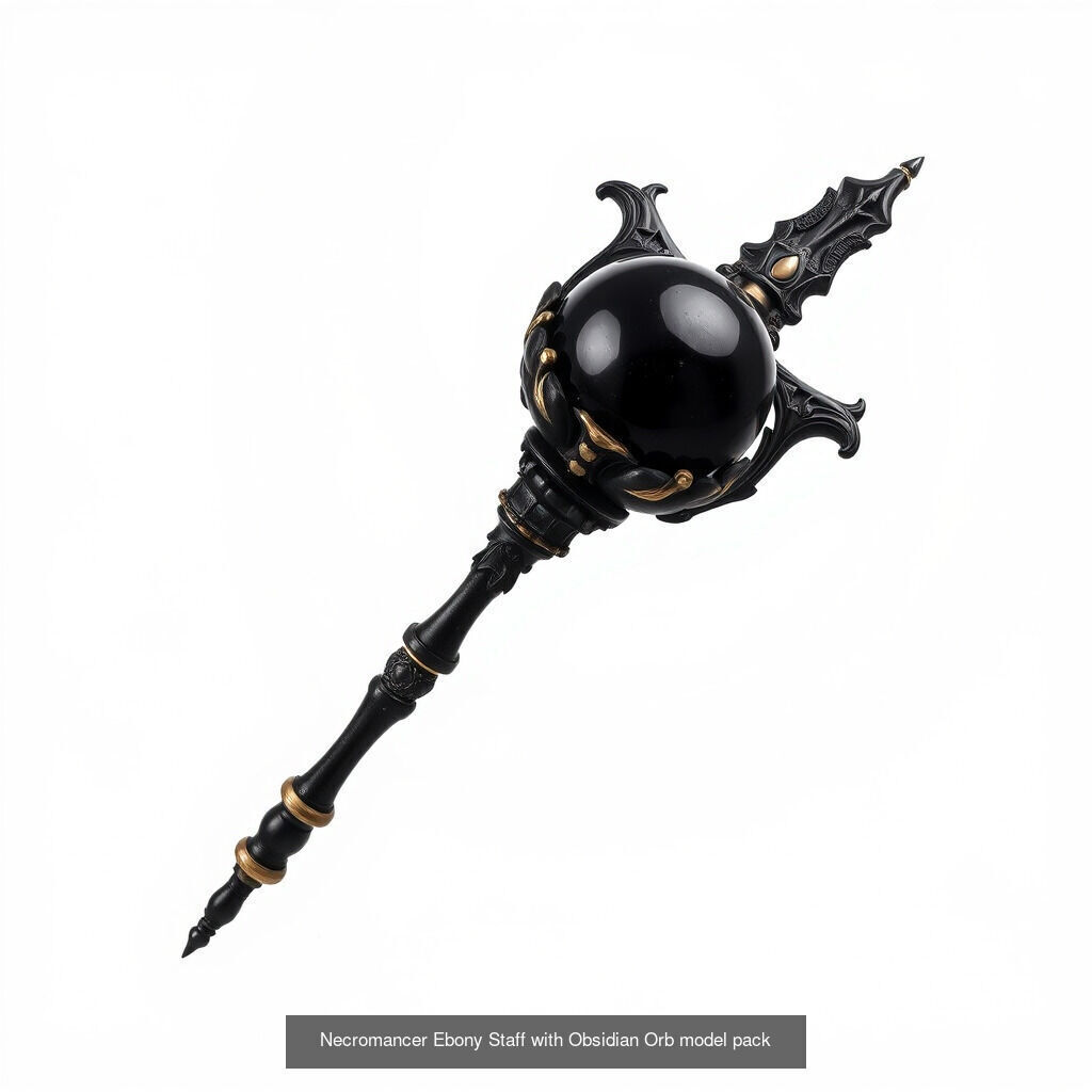 Enchanted Staves 3D Collection _25