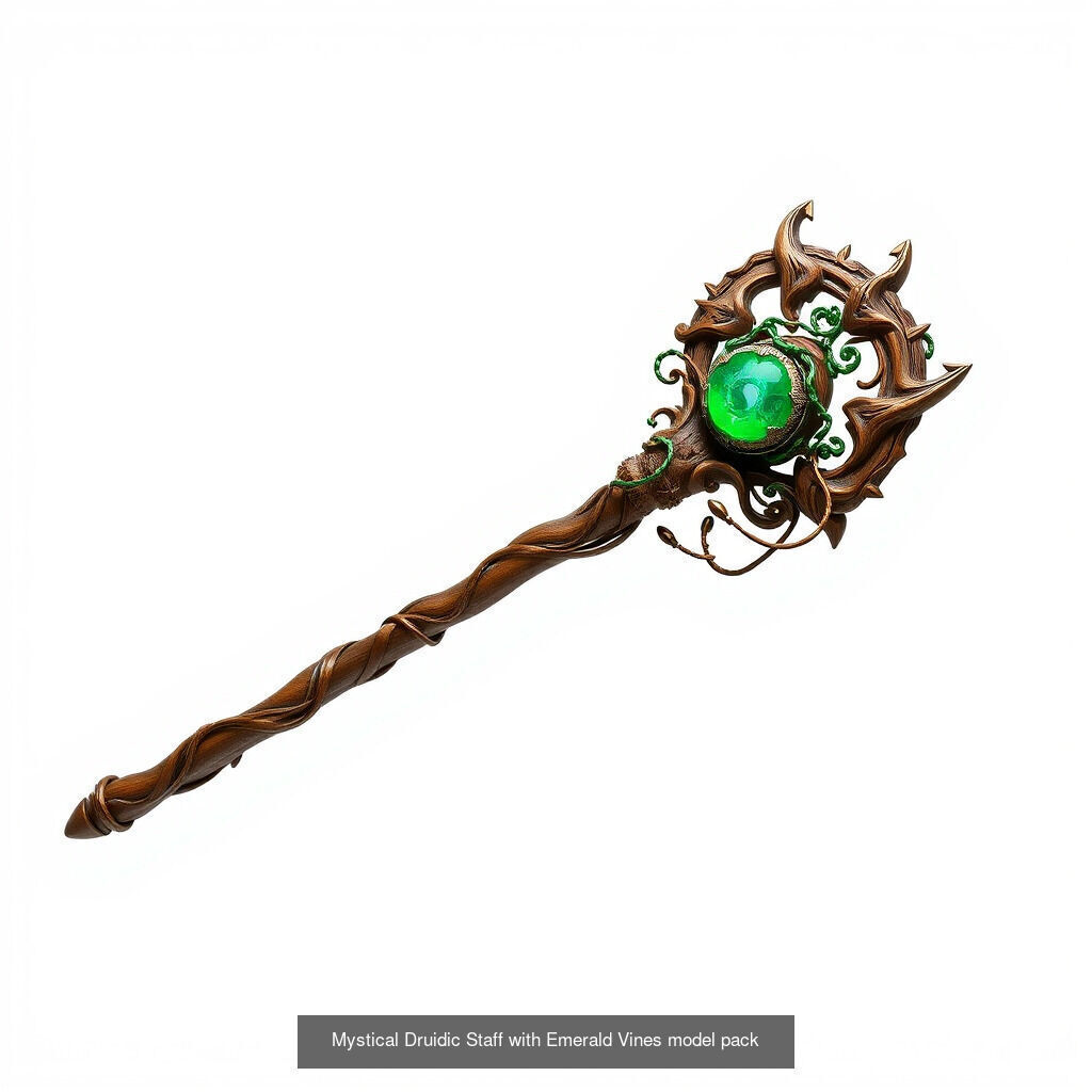 Enchanted Staves 3D Collection _26