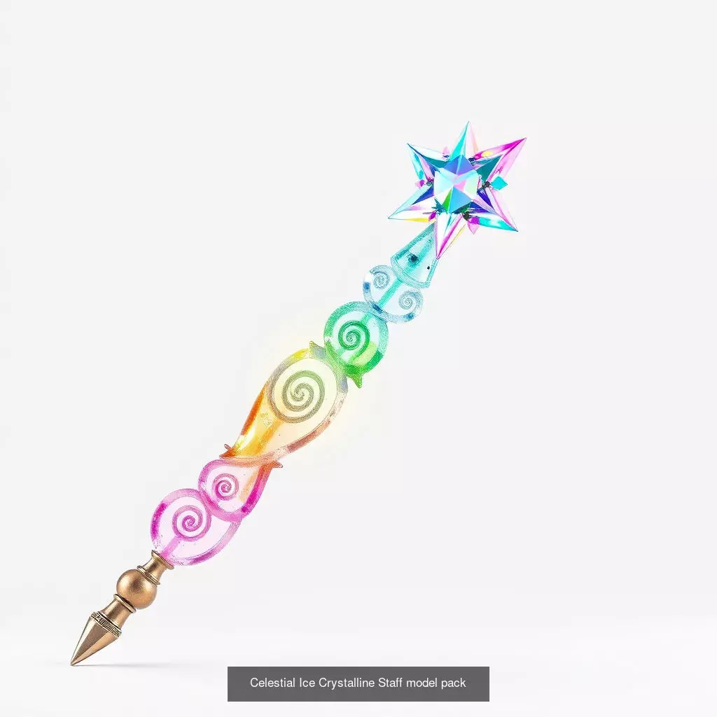 Enchanted Staves 3D Collection _0