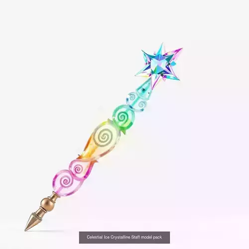 Enchanted Staves 3D Collection 