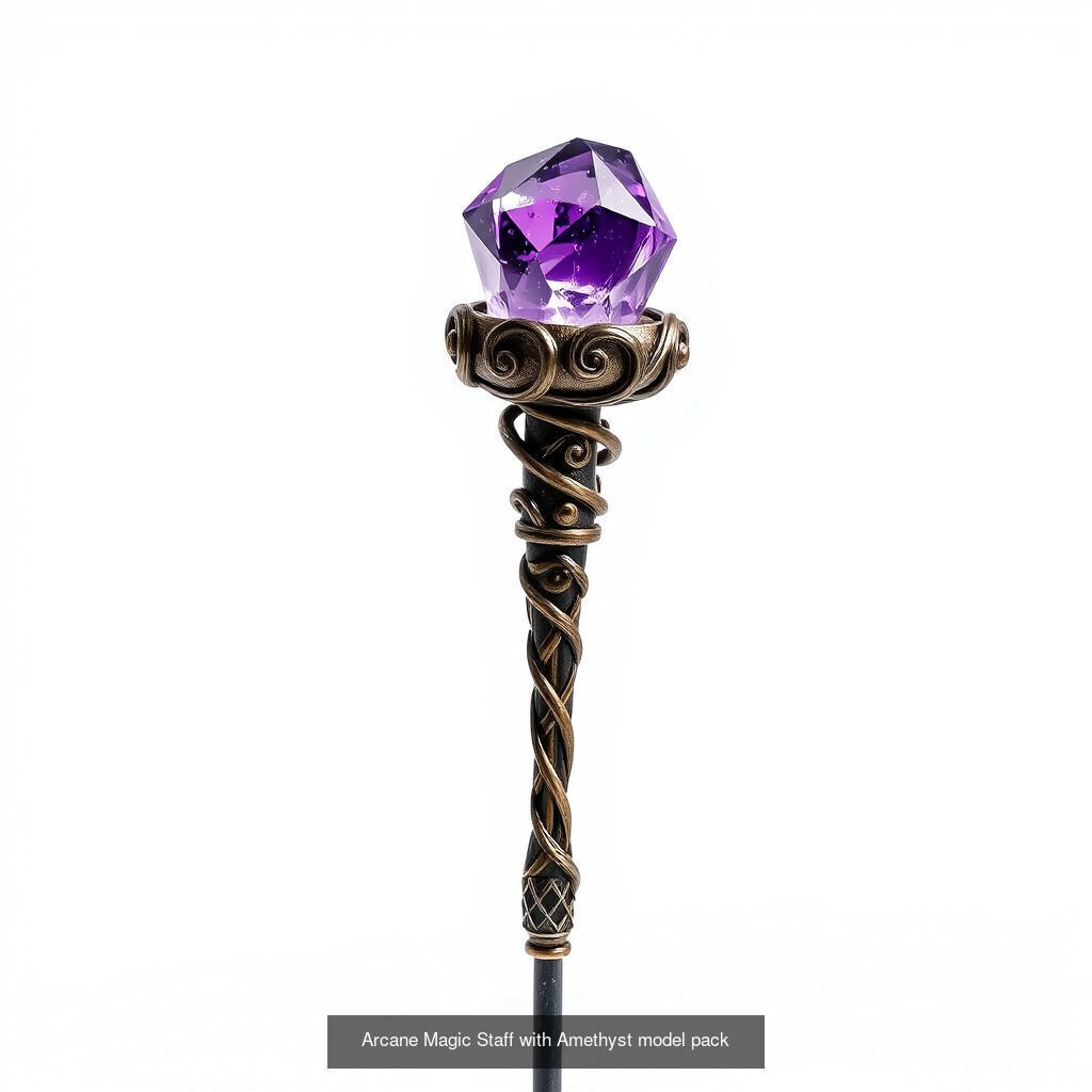 Enchanted Staves 3D Collection _29