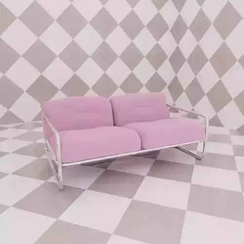pink sofa