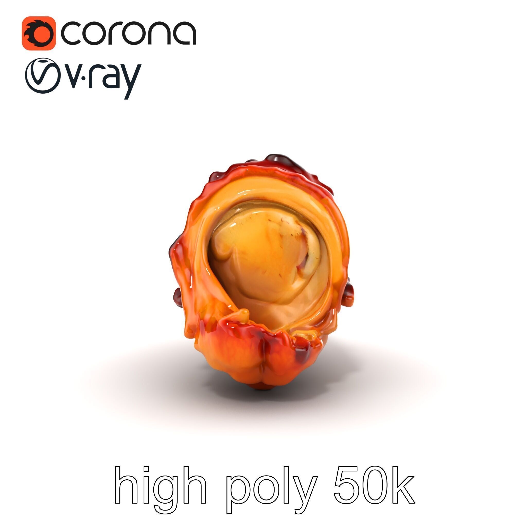 Roasted Schweinshaxe Crispy Texture Model Pack Low-poly 3D model_29