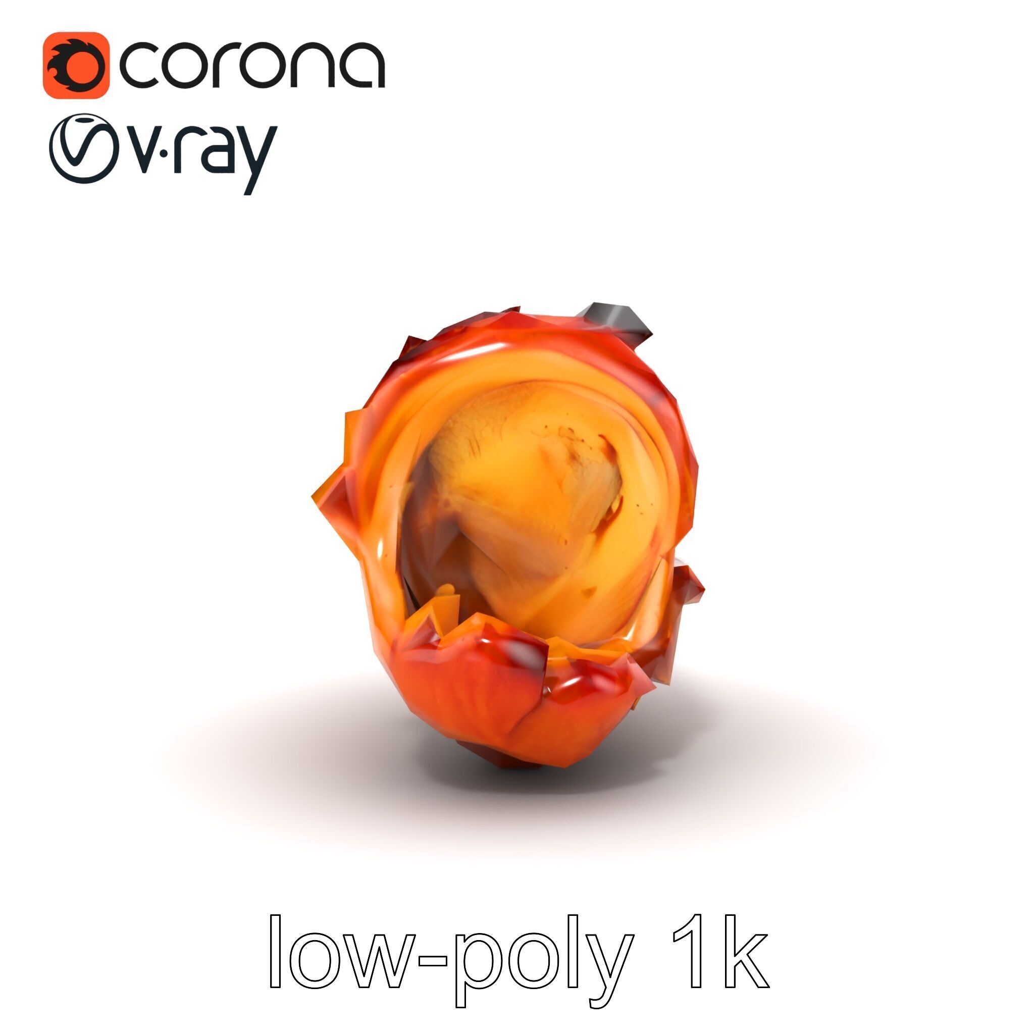 Roasted Schweinshaxe Crispy Texture Model Pack Low-poly 3D model_24