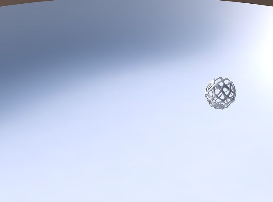 Bowl widening with interlacing lattice long neck 3D print model_3