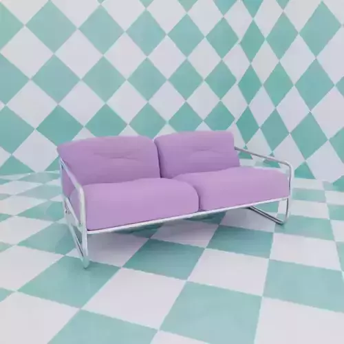 purple sofa