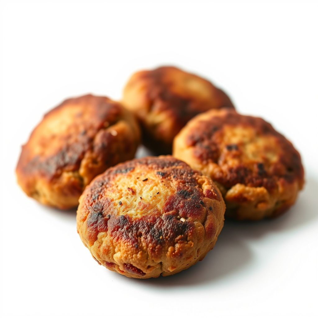 Detailed Frikadellen Meat Patties model pack Low-poly 3D model_4