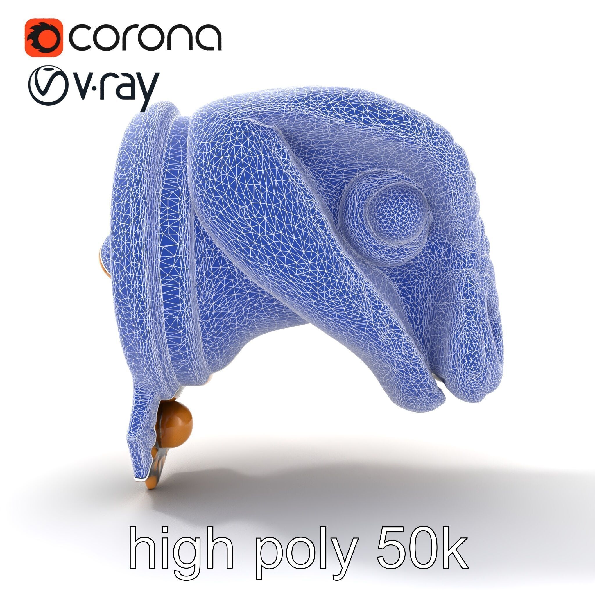 Serpent Bronze Door Handle model pack Low-poly 3D model_26