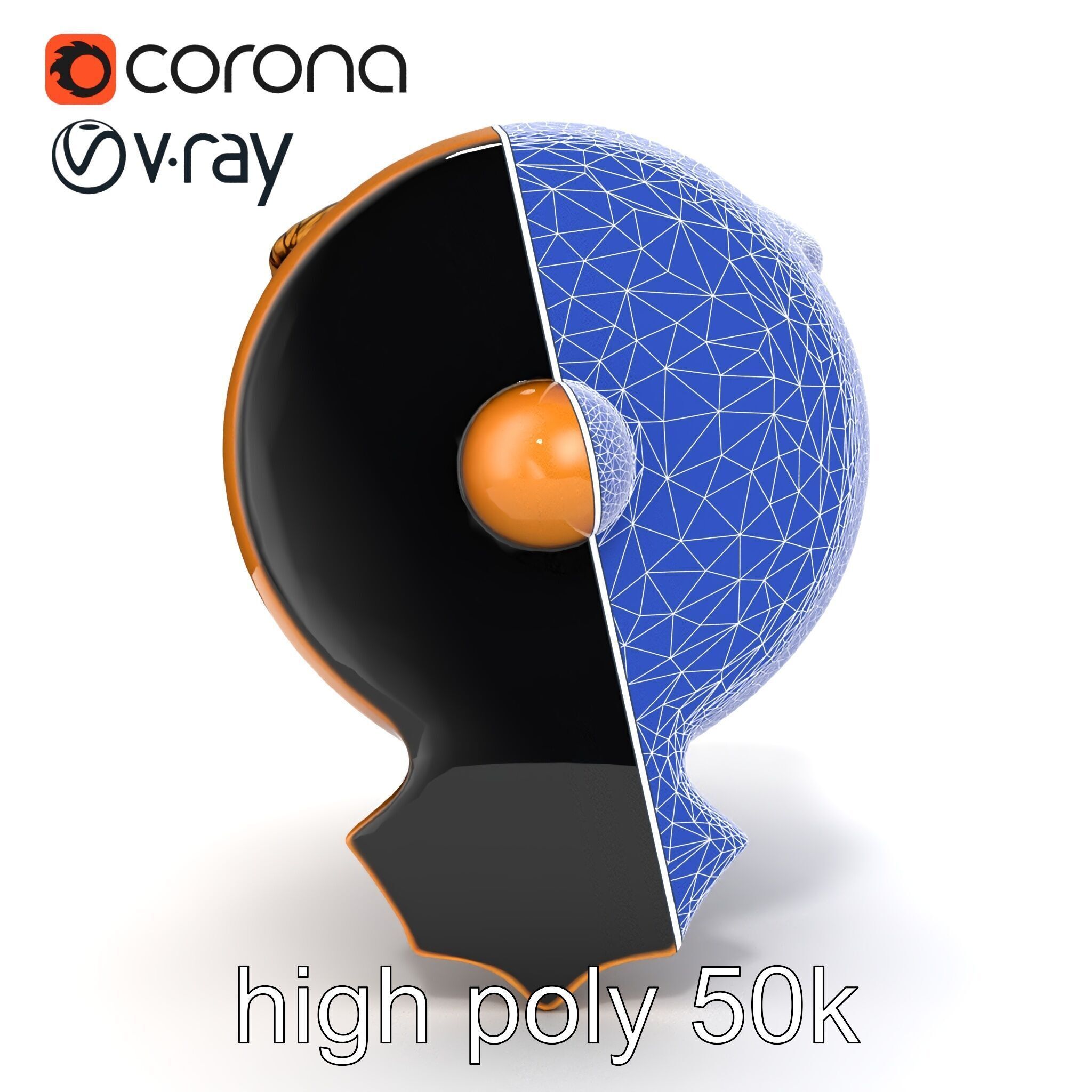 Serpent Bronze Door Handle model pack Low-poly 3D model_23