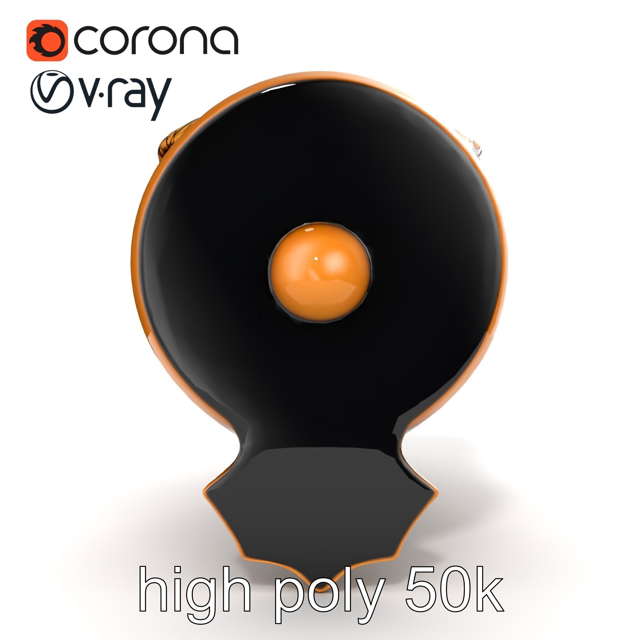 Serpent Bronze Door Handle model pack Low-poly 3D model_18