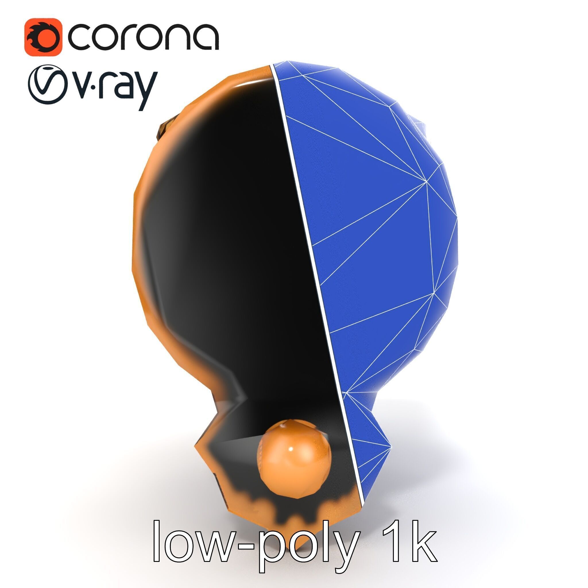 Serpent Bronze Door Handle model pack Low-poly 3D model_22