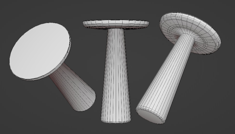 Set of 8 furniture 3D model_14