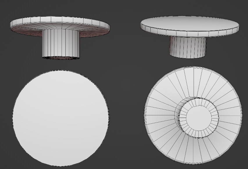 Set of 8 furniture 3D model_19