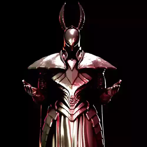 SILVER KNIGHT - DARK SOULS - HIGH DETAIL 3D MODEL 3D print model