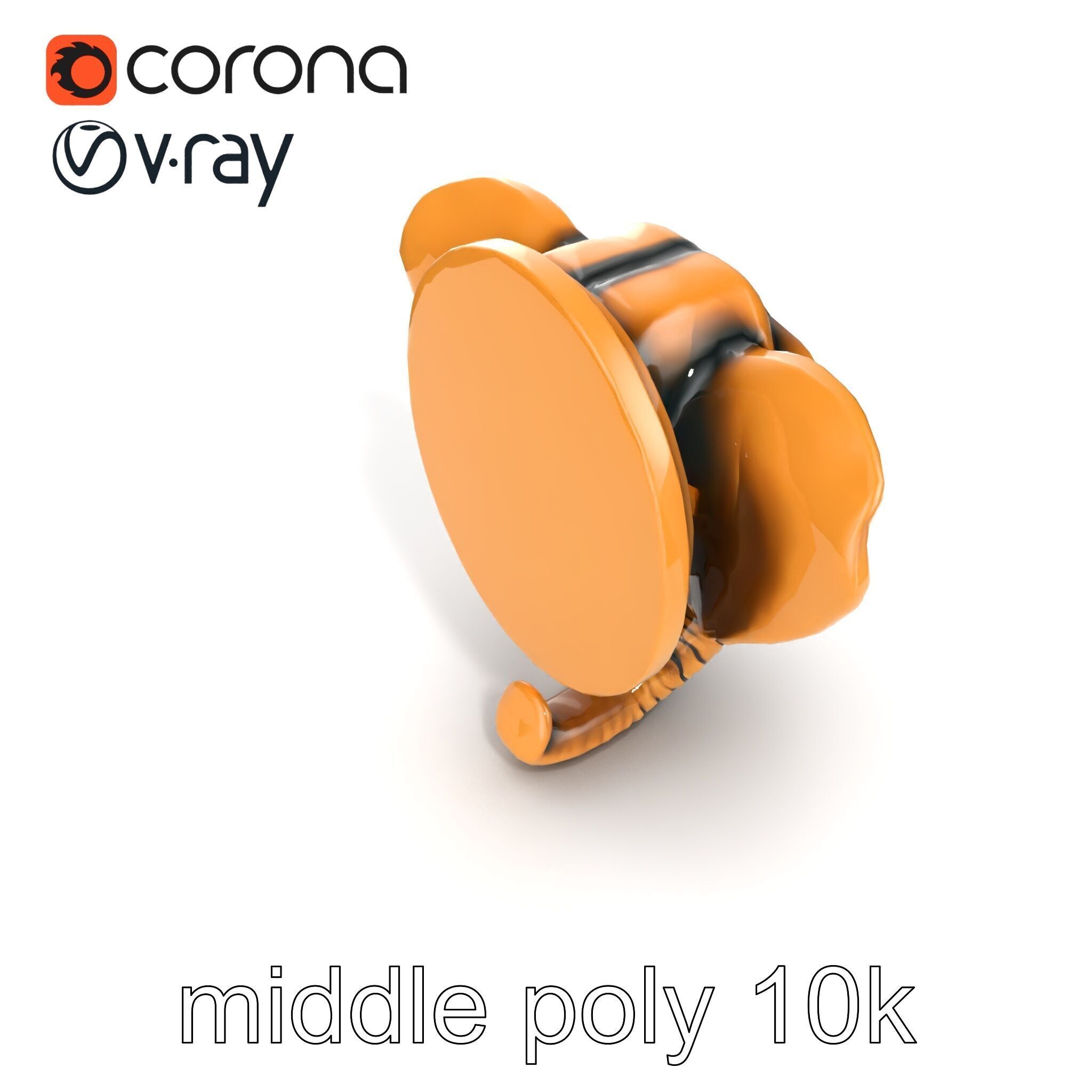 Elephant Head Door Handle Sculpture model pack Low-poly 3D model_13