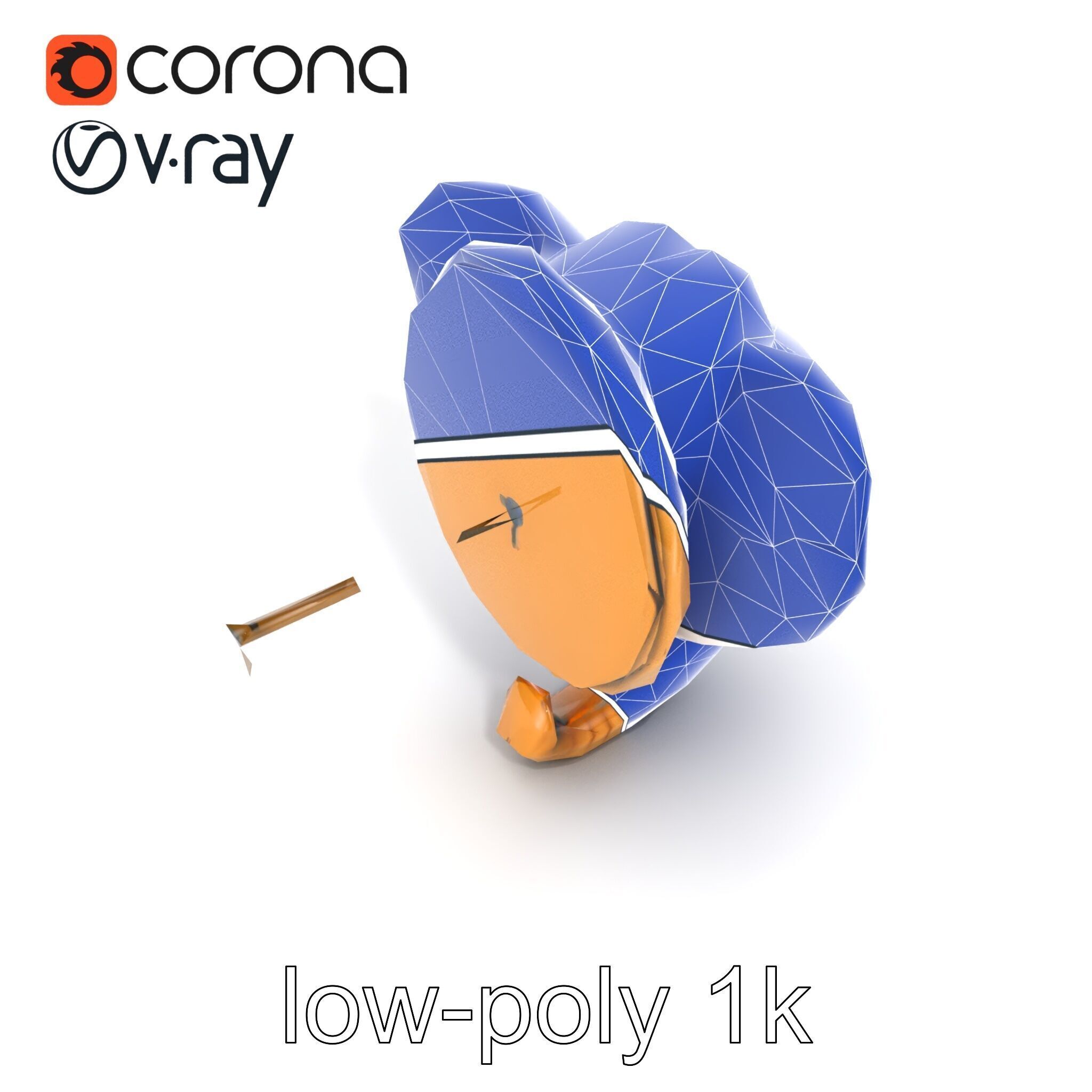 Elephant Head Door Handle Sculpture model pack Low-poly 3D model_18