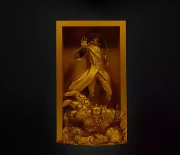 Anime Naruto Book Nook - Anime Naruto Bookend - Anime Book Prop