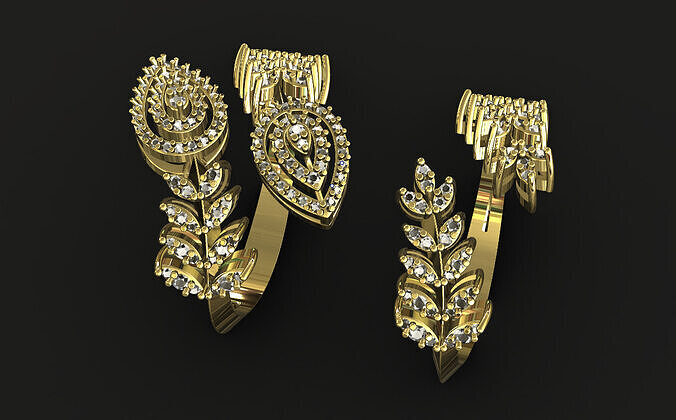 Woman Ring 3D print model