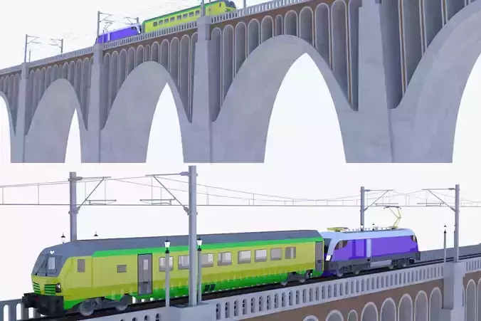 Viaduct with Siemens Vectrain