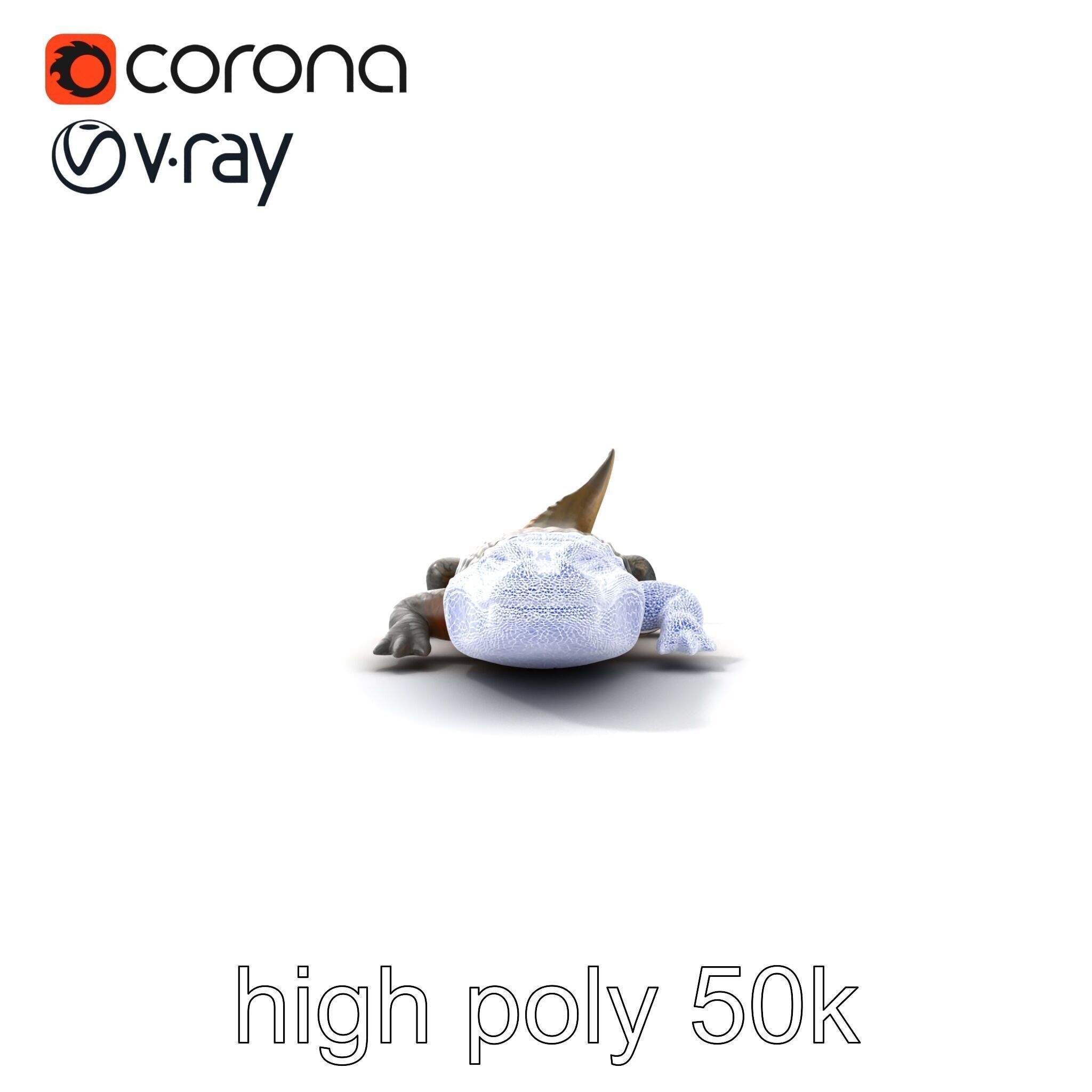 Dewy Crocodile Reptile Model Pack Low-poly 3D model_29