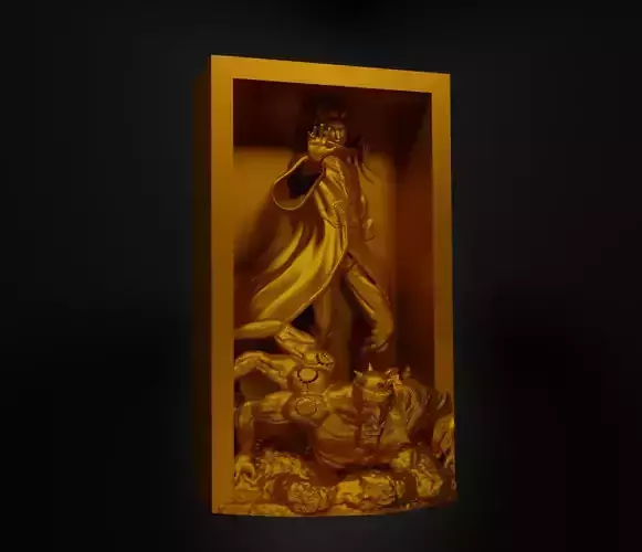 Anime Naruto Book Nook - Anime Naruto Bookend - Anime Book Prop