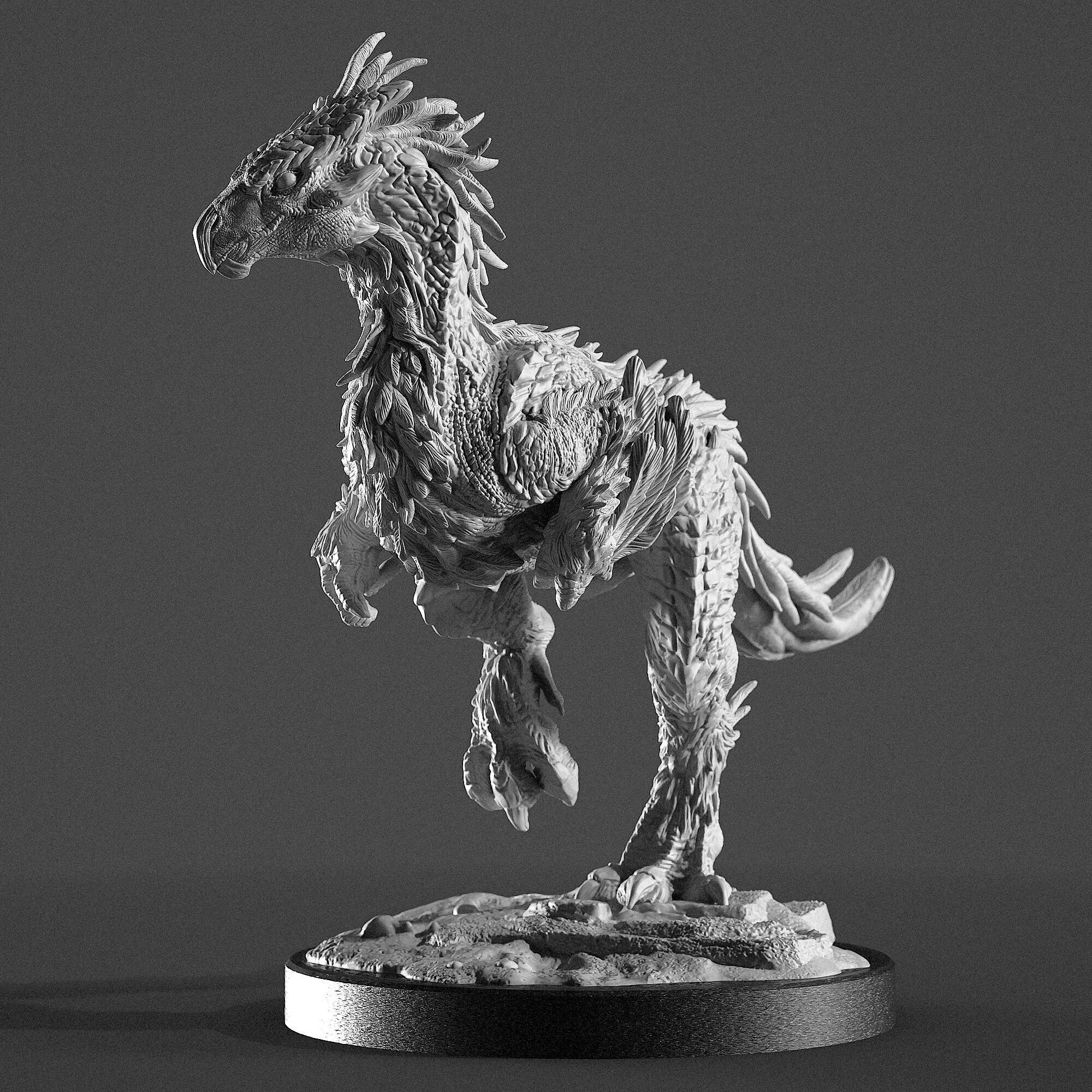 Seikret from Monster Hunter  Scale 1-10 3D print model_3