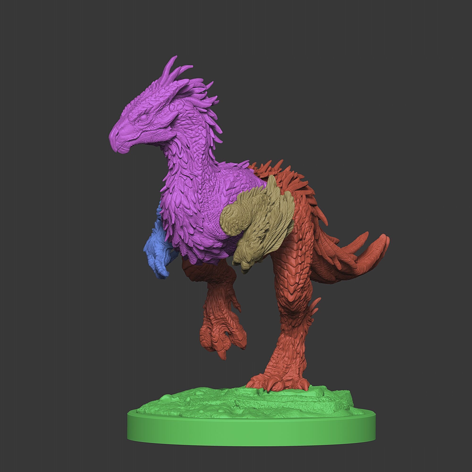 Seikret from Monster Hunter  Scale 1-10 3D print model_1